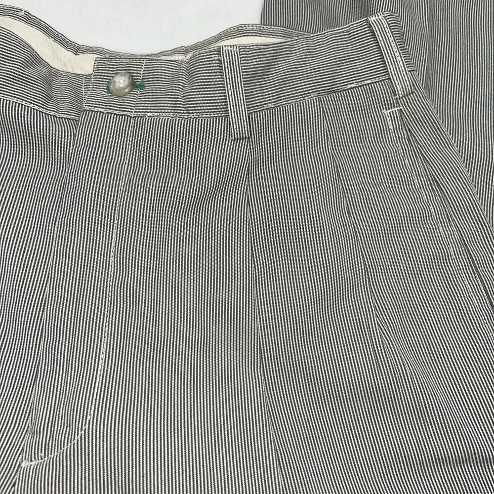 Tommy Hilfiger Pants Mens 30x30 Navy White‎ Pinstripe Chino Straight Leg Office